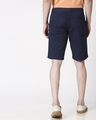 Shop Marine Blue Plain Shorts-Full
