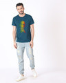Shop Marley Rasta Half Sleeve T-Shirt-Full
