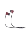 Shop Maroon in the Ear Wired Headphones-Front