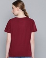 Shop Maroon Typographic T-Shirt-Design