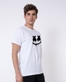 Shop Marshmello Mask Half Sleeve T-Shirt-Design