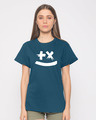 Shop Martin Garrix Glow In Dark Boyfriend T-Shirt -Front
