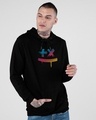 Shop Martin Garrix Colorful Fleece Hoodie-Front