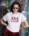 Shop Marvel 8 bit Boyfriend T-Shirt (AVL)-Front