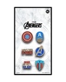 Shop Avengers Captain America Lapel Pin Set-Front