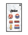 Shop Avengers Captain  Lapel Pin Set-Front