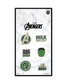 Shop Avengers Hulk Lapel Pin Set-Front