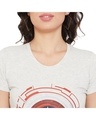 Shop Marvel Avengers Round Neck Short Sleeves Graphic Print Sleep Shirts - White