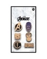 Shop Avengers Thanos Lapel Pin Set-Front