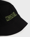 Shop Marvel Black Bucket Hat-Full
