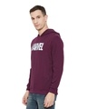 Shop Marvel Avengers Maroon Hooded Men's Sweatshirt-Design