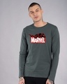 Shop Marvel Deadpool Full Sleeve T-Shirt (DPL)-Front