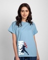 Shop Marvel's Captain America Boyfriend T-Shirt (AVL)-Front