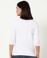 Shop Mask Ghal Round Neck 3/4 Sleeve T-Shirt-Full