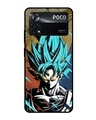 Shop Master Roshi Goku Premium Glass Case for Poco X4 Pro 5G(Shock Proof, Scratch Resistant)-Front