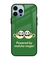Shop Matcha Magic Premium Glass Cover for Apple iPhone 13 Pro-Front