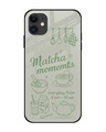 Shop Matcha Moments Premium Glass Cover for Apple iPhone 12-Front