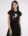 Shop Women's Black Matriarchy Begin Graphic Printed Slim Fit T-shirt-Design