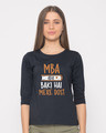 Shop Mba Abhi Baki Hai Round Neck 3/4th Sleeve T-Shirt-Front