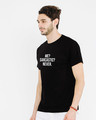 Shop Me Sarcastic Never Half Sleeve T-Shirt-Design