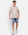 Shop Men's Blue Printed Shorts-Full