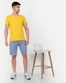 Shop Men's Blue Printed Shorts-Full