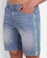 Shop Men's Blue Printed Shorts