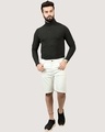 Shop Men's White Slim Fit Shorts