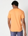 Shop Melon Orange Raw Edge Halfsleeve T-Shirt-Design