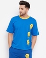 Shop Melted Smiley Oversized Graphic Tshirt-Front