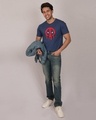Shop Melting Deadpool Half Sleeve T-Shirt (DPL)-Full