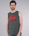 Shop Melting Deadpool Vest (DPL)-Front