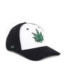 Shop Unisex Black & White Melting Leaf Baseball Cap-Design