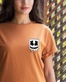 Shop Melting Mello Boyfriend T-Shirt-Front