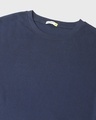 Shop Men's Blue Ajeeb Prani Typography Oversized T-shirt