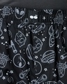 Shop Men's Black All Over Printed Pyjamas