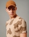 Shop Camo Brown All Over Print Regular Fit Men's T-shirt