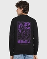 Shop Men's Black AOT Founding Titan Graphic Printed Sweatshirt-Design