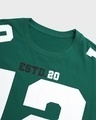 Shop Men's Green BWKF 2012 Typography Super Loose Fit T-shirt