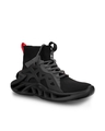 Shop Men's Black Alpha Soft Bounce High-Top Sneakers-Design