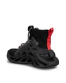 Shop Men's Black Alpha Soft Bounce High-Top Sneakers-Full