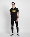Shop Men's Black Batman Classic Logo (BML) Printed T-shirt-Design