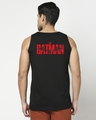 Shop Men's Black The Batman Vengeance Placeholder Typography Vest-Design