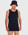 Shop Pack of 2 Men's Black & Navy Blue Vest-Design