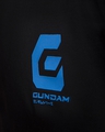 Shop Men's Black Gundam Attack Mode Graphic Printed Oversized T-shirt