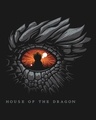 Shop Men's Black House of The Dragon Graphic Printed Plus Size T-shirt-Full