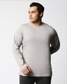 Shop Pack of 2 Men's Black & Grey Plus Size T-shirt-Design