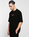 Shop Men's Black Monsta Mode Typography Oversized T-shirt-Design