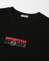 Shop Men's Black Monsta Mode Typography Oversized T-shirt