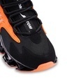 Shop Men's Black & Orange Spring Edge Alpha 1 Color Block High-Top Sneakers